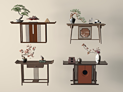 New Chinese-style Duanjing Desk Case