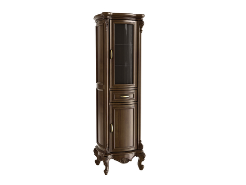 European-style bookcase single-door hall cabinet