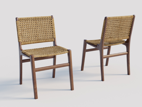 Quiet Rattan Chair Dining Chair