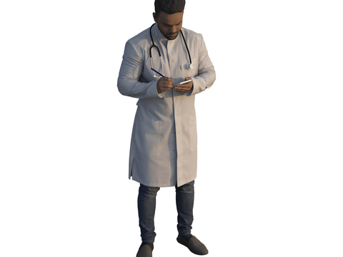 Doctor White Coat Man