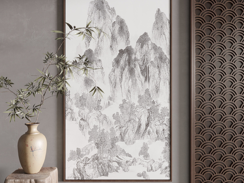 New Chinese Hanging Painting Landscape Painting Decorative Painting