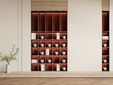 New Chinese-style Bookcase Showcase