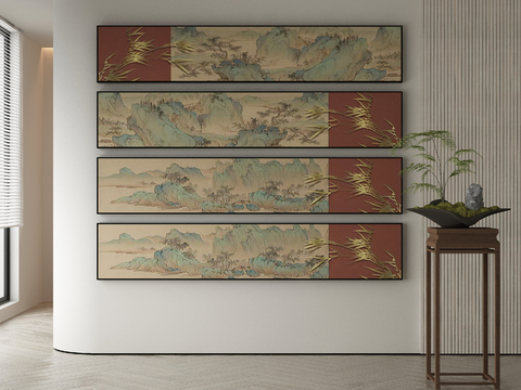 New Chinese Decorative Painting Hanging Painting Landscape Painting