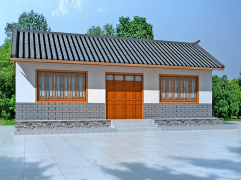 New Chinese-style Rural Dwellings Traditional Dwellings Transformation