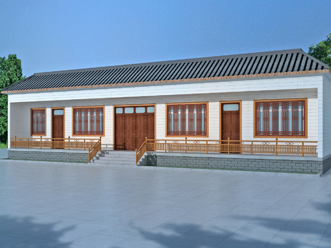 New Chinese-style Rural Dwellings Traditional Dwellings Transformation