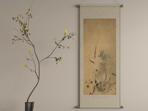 New Chinese ink painting scroll painting decorative painting