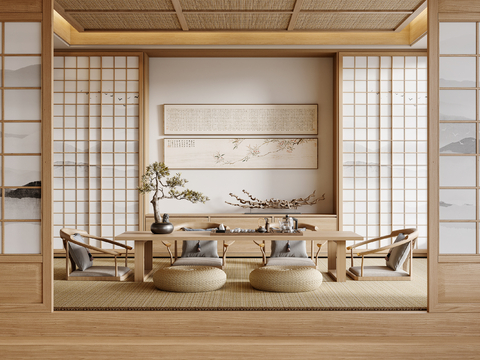 Japanese Tatami Tea Room