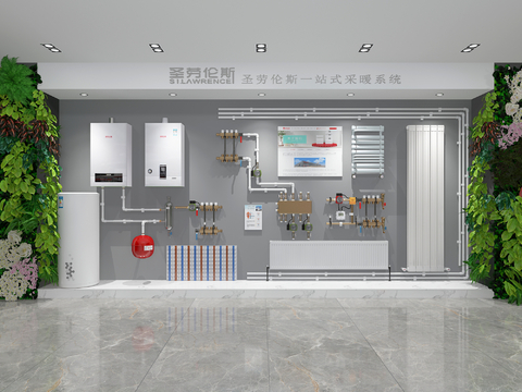 HVAC Exhibition Hall Display Wall