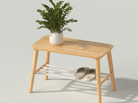 Modern Stool Shoe Changing Stool