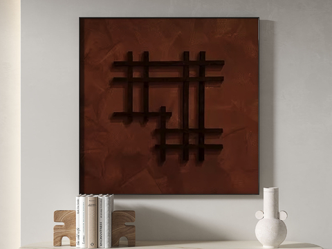 Modern Geometric Hanging Painting Stereo Painting Decorative Painting