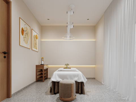 Modern spa sauna care room