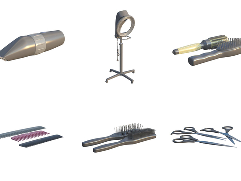 barber shop equipment shaving machine pusher comb scissors curling sticks