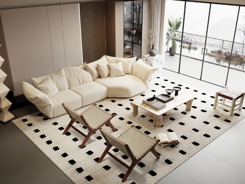 Cream style sofa