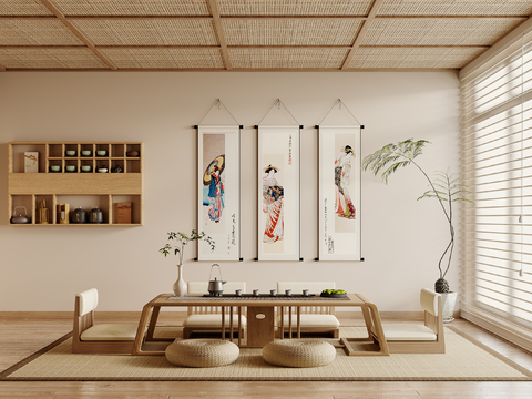 Japanese Tatami Tea Room