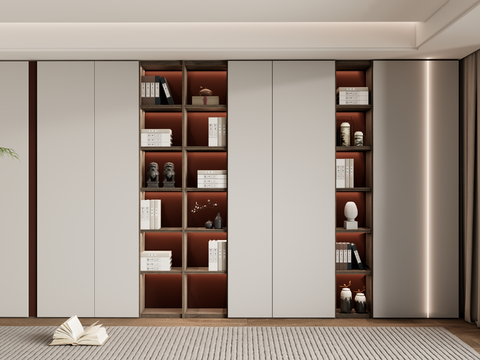 modern bookcase open bookcase