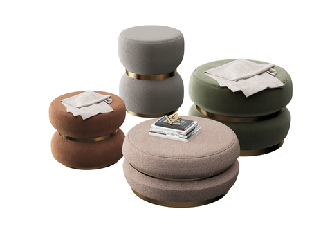 modern stool sofa stool round stool bed end stool