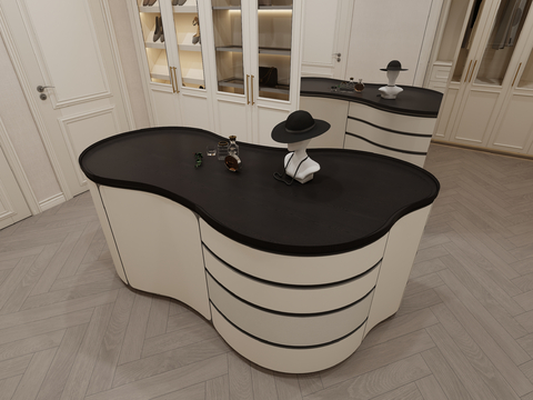 Jewelry Cabinet Cloakroom Island Irregular Island