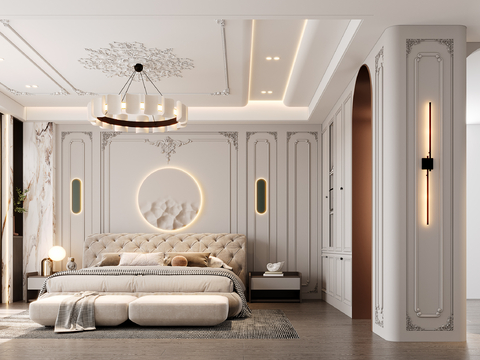 French Master Bedroom