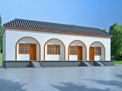 Neo-Chinese Style cave dwelling rural dwelling traditional dwelling reconstruction