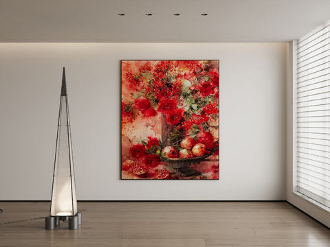 Modern Decorative Painting Flowers Hanging Painting