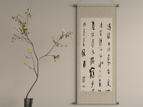 New Chinese ink painting scroll painting decorative painting