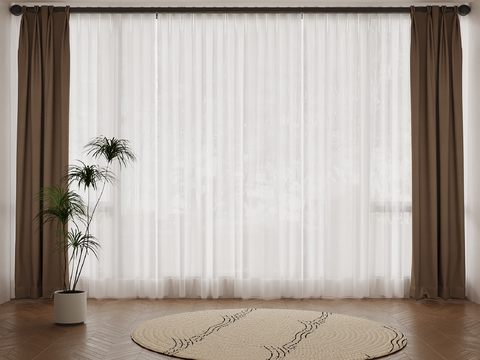 Modern Curtain Window Screen