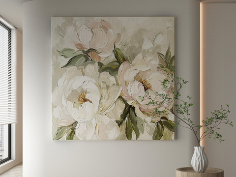 Modern Flower Painting Hanging Painting Decorative Painting