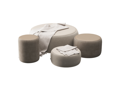 Modern Sofa Stool Round Stool Bed End Stool Pier