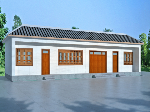 New Chinese-style Rural Dwellings Traditional Dwellings Transformation