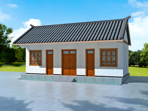 New Chinese-style Rural Dwellings Traditional Dwellings Transformation