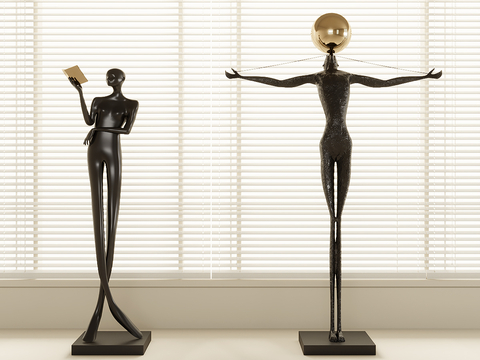 Modern figure sculpture ornaments