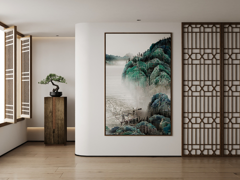 New Chinese Decorative Painting Zen Hanging Painting Ink Painting Ancient Painting