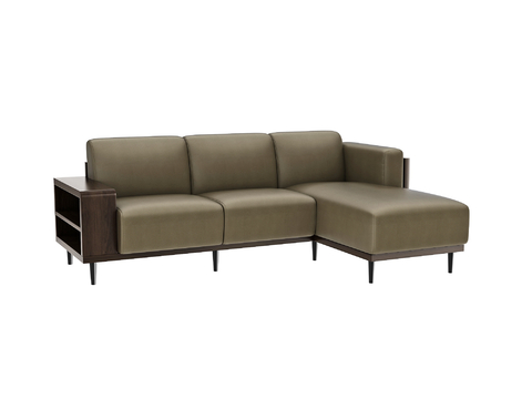 Modern Leather Sofa Couch