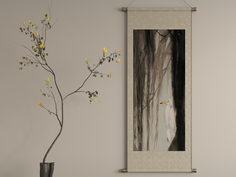 New Chinese ink painting scroll painting decorative painting