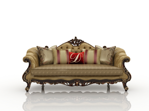 European-style double sofa