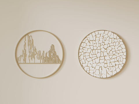 Round wall ornaments