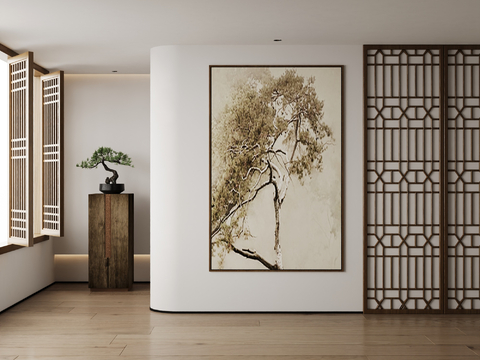 New Chinese Decorative Painting Zen Hanging Painting Ancient Painting