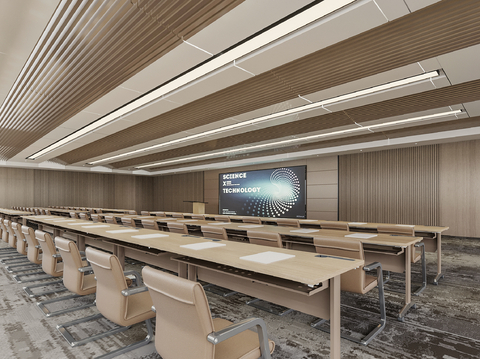 Modern Report Hall Training Room Conference Room