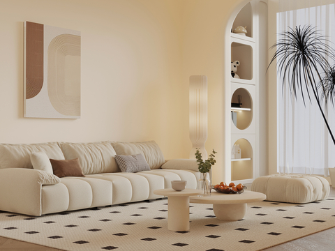 Cream Style sofa Sectional Sofa