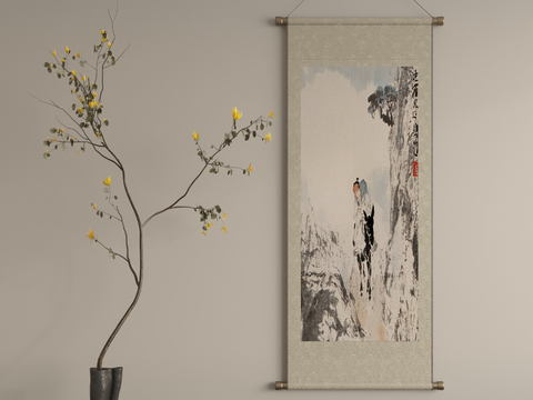 New Chinese ink painting scroll painting decorative painting