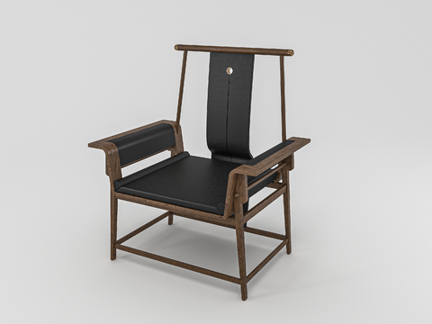 Neo-Chinese Style Chair Lounge Chair