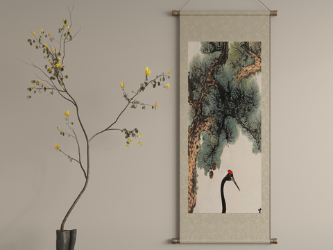 New Chinese ink painting scroll painting decorative painting