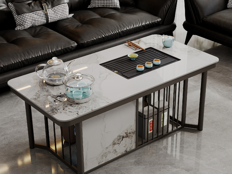 Modern Tea Table Marble Tea Table