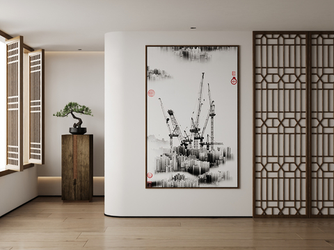 New Chinese Ink Painting Art Painting Decorative Painting