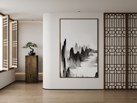 New Chinese Ink Painting Landscape Painting Decorative Painting