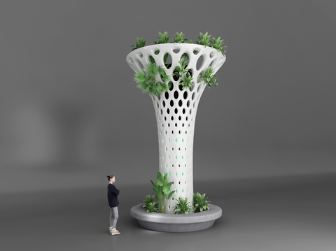 Modern style landscape column