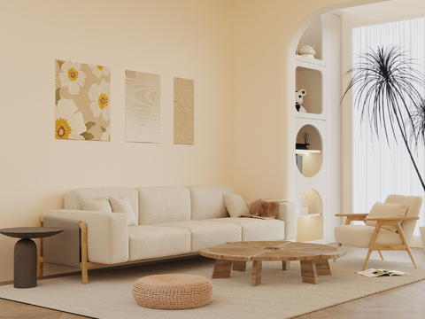 Cream Style sofa Sectional Sofa