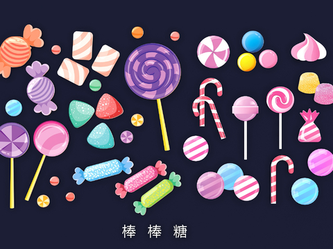 Candy Icon Lollipop Wall Decoration