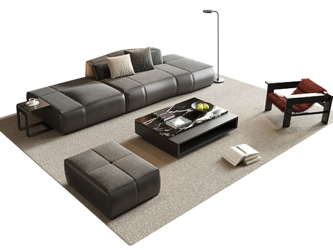 Italian Leather Sofa Sectional Sofa