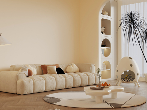 Cream Style sofa Sectional Sofa